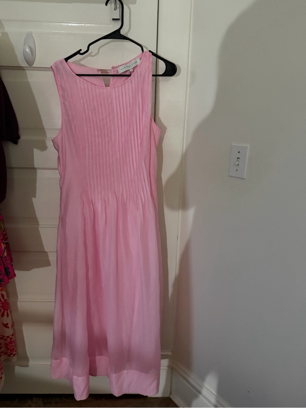 Endless Rose Pink Sleeveless Pleated Maxi Dress